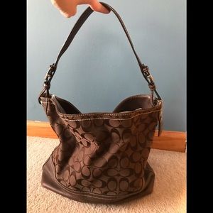 Coach Signature Bucket Tote